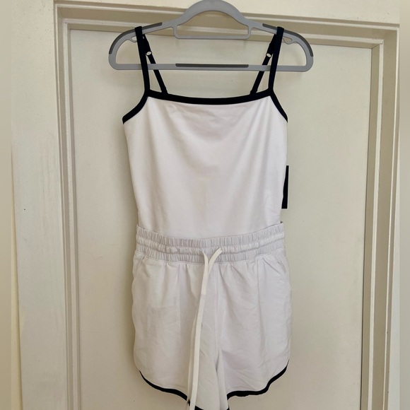 Abercrombie YPB sculptLUX Hybrid Onesie - White, Size Medium, NWT - Picture 6 of 8